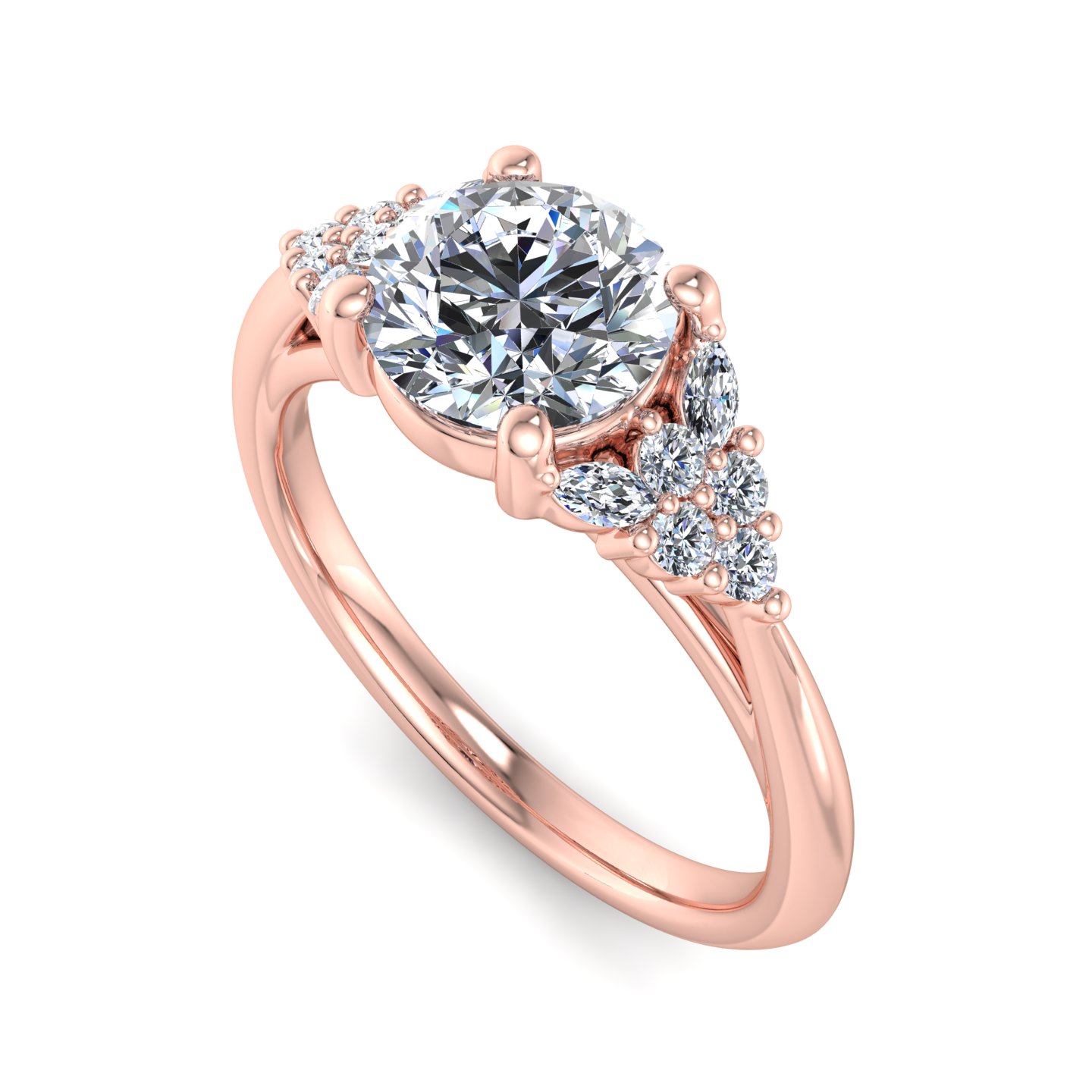 Allison Accented Engagement Ring